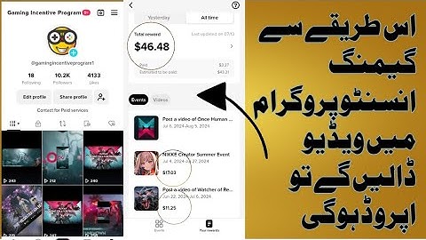 How to upload video in gaming incentive program on tik tok | Technical Shoaib