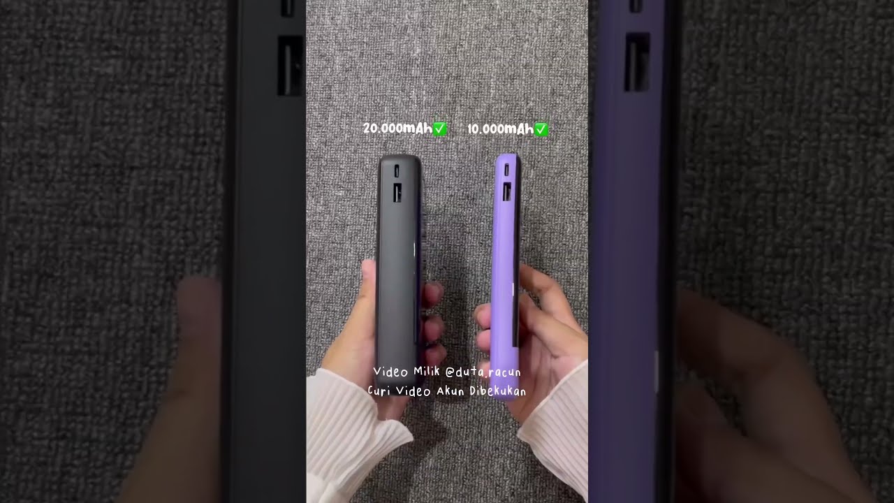 ROBOT Powerbank 1000 Mah dan 20000 Mah yang cocok buat kamu