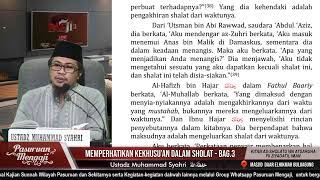 Kajian Kitab As-Sholatu Wa Atsaruha Fii Ziyadatil Iman.