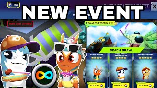 🔥 NEW EVENT! FREE BEACH BURPY & POOL PARTY NARWHADDLE + FIRE ELEMENTAL 😱 | Slug It Out 2 100K +Views screenshot 3