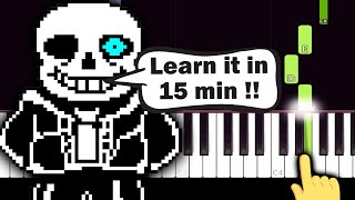 Undertale - Megalovania Theme - EASY Piano tutorial Resimi