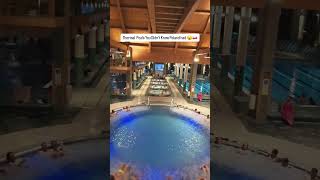I had no idea Poland had thermal pools like this 😮♨️ #poland  #zakopane #polish