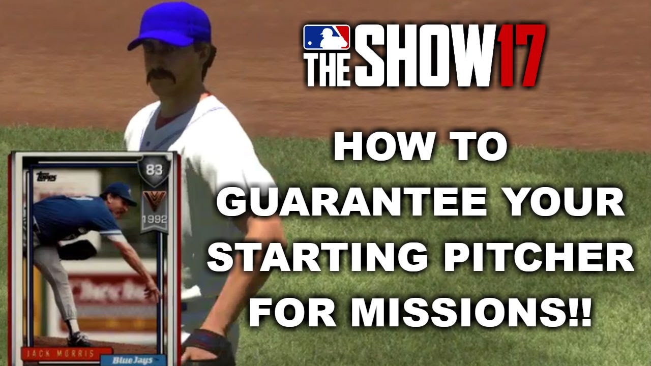 HOW TO GUARANTEE YOUR STARTING PITCHER FOR MISSIONS!! MLB 17 DIAMOND 