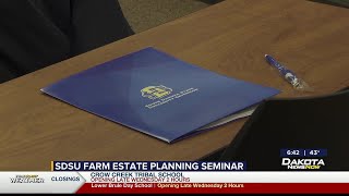 SDSU Extension helps families with farm estate planning