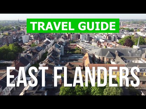 East Flanders, Belgium | City of Ghent, Aalst, Sint-Niklas, Oudenarde | Drone 4k video | Flanders