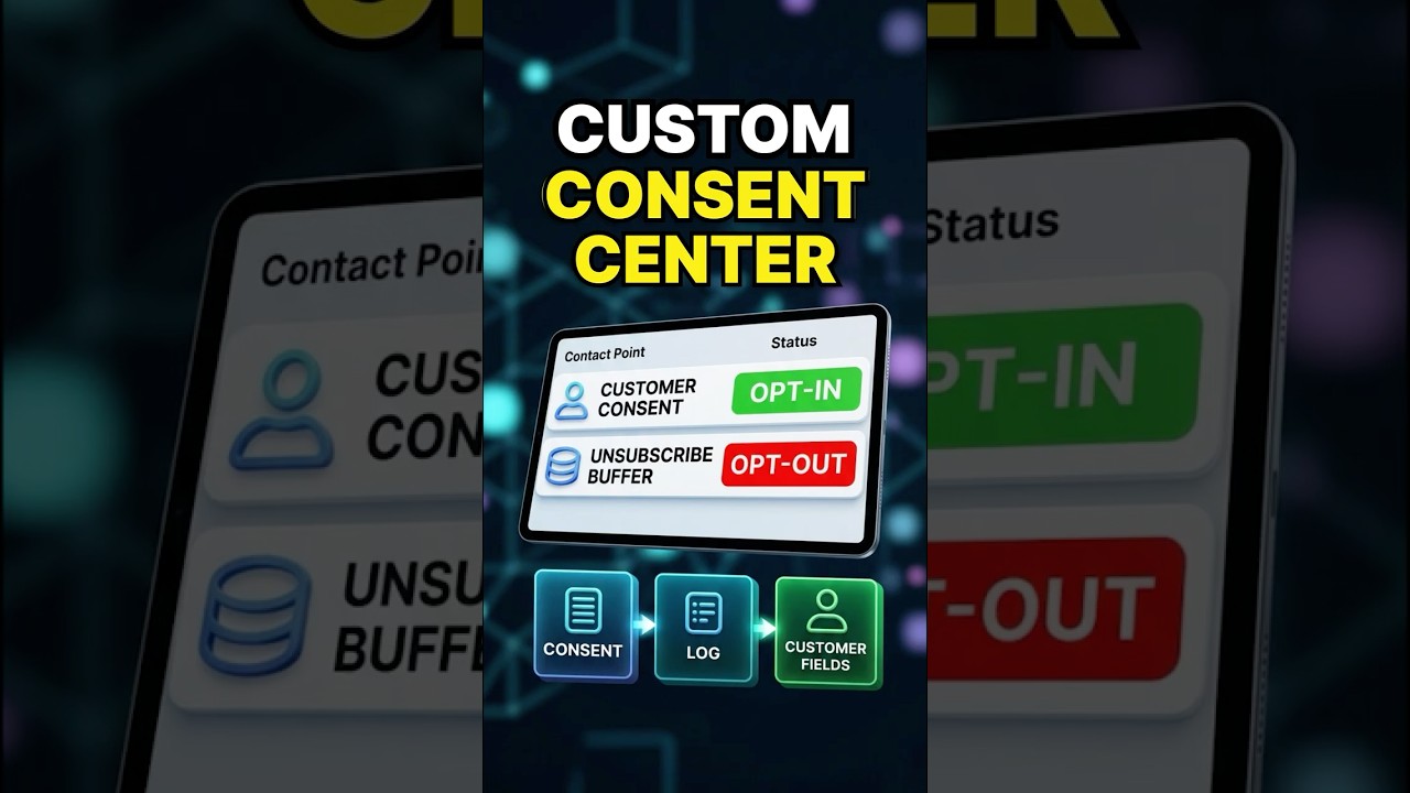 Як створити кастомний Consent Center у Dynamics?