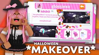 giving my profile a HALLOWEEN MAKEOVER in adopt me...