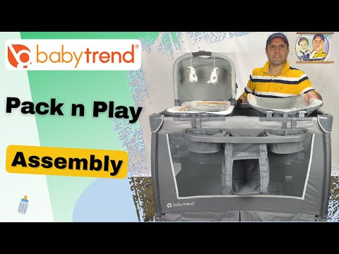 Baby Trend Pack n Play Assembly - Bassinet (Baby Trend Nursery Center) [Baby Trend Playard Assembly]