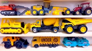 Bulldozer, Excavator, Tractor, Motor Grader, Dump Truck, Wheel Loader, Roller, Cement Truck, Bus,Car