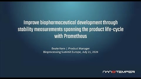 Improve biopharmaceutical development thru stability measurements with Prometheus