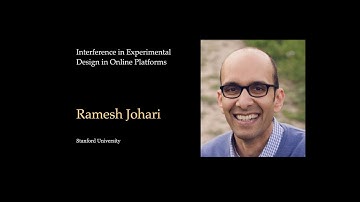 SNAPP Seminar || Ramesh Johari (Stanford University) || November 16, 2020