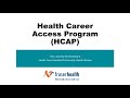 What to expect with the health career access program hcap  fraser health