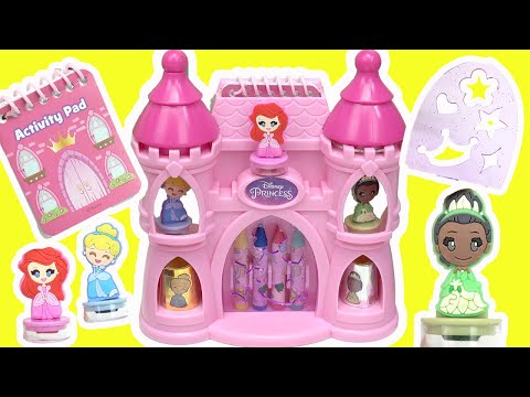 Disney Princess Activity Castle with Sticker Coloring Book! DIY Crafts for Kids