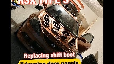 CARROT RSX TYPE S TRIMMING DOOR PANELS REPLACING SHIFT BOOT