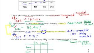 AP Stats: Topics 2.1 and 2.2