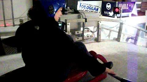 Jill Dye Learning to Luge