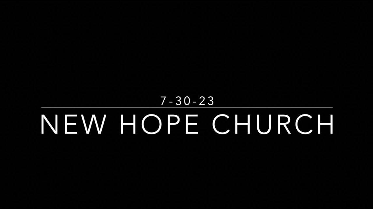 New Hope Church 73023 YouTube