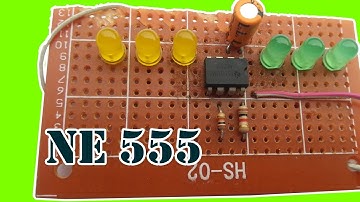 Led flasher using ic555
