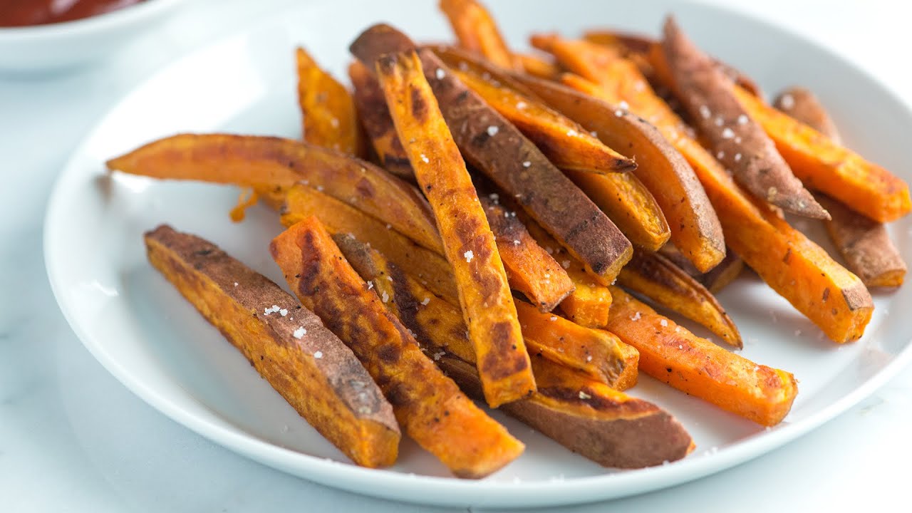 Baked Vegan Sweet Potato Fries Recipe