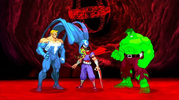 Marvel VS Capcom 2 - Venom/Strider Hiryu/Hulk - Expert Difficulty Playthrough