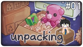 IL GIOCO PIU' RILASSANTE DEL MONDO??? | Unpacking - ep.01 screenshot 2