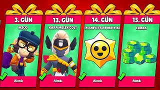 yeni yıl hediyesi olarak neler veriyor? bu video da hepsi var. brawl stars.  #brawlstars