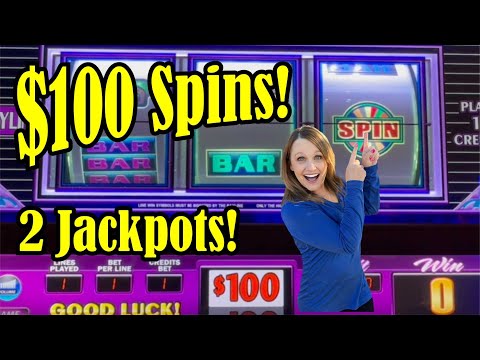 🔥Hot $100 Wheel of Fortune Slot Machine! 2 Spins + Double Top Dollar & 3x4x5x Pay is at 2.7 Million!