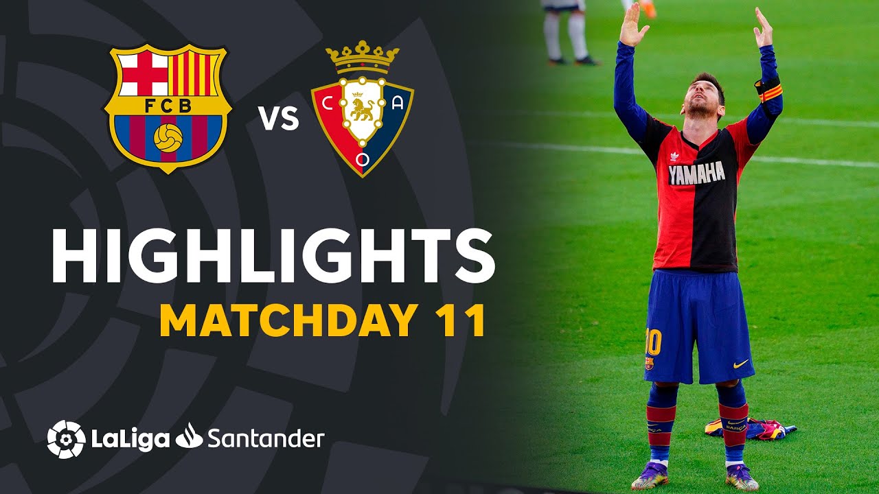 Highlights FC Barcelona vs CA Osasuna (4-0)