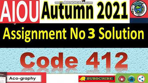 AIOU Code 412 Solved Assignment No.3 Autumn 2021 |Social & Cultural Anthropology |Level: Bachelor/BA