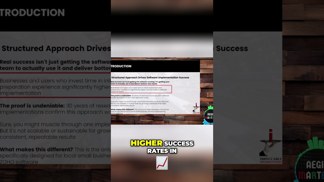 Successful ZOHO Implementation requires Organizational Readiness