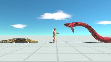 TITANOBOA & CROCODILE vs EVERY UNIT - Animal Revolt Battle Simulator