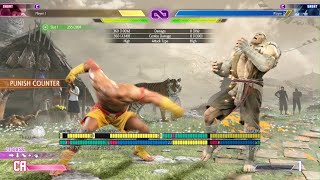 Street Fighter 6 How Sagat can punish block Tiger NEXUS SF6