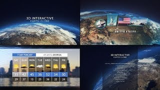 3d interactive earth globe by graphicspropoint