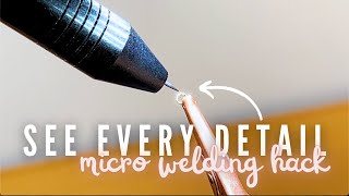 Life-Changing Permanent Jewelry Hack: See Every Detail in Micro Welding Easily and for Free!