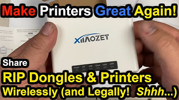 Turn Any USB Printer Wireless with This Gadget – Xiiaozet LK100EW Full Setup & Test!