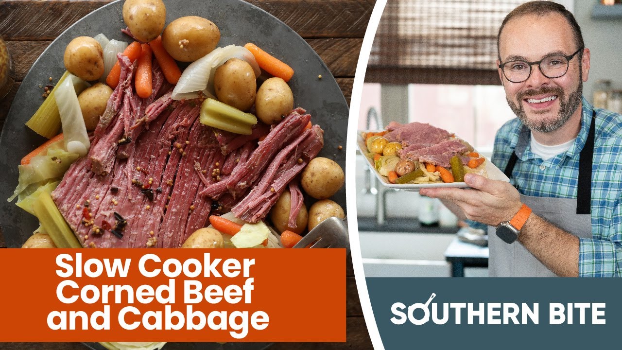 Slow Cooker Corned Beef and Cabbage - YouTube