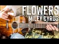 Flowers Miley Cyrus Guitar Tutorial // Flowers Guitar Lesson #975