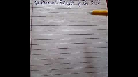 Find the length of altitude of an equilateral triangle of side 10 centimetre