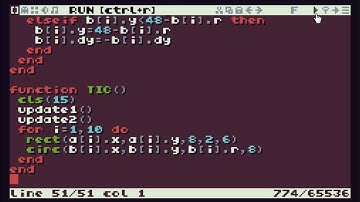 TIC-80 ShowCase #128 - Motion Animation