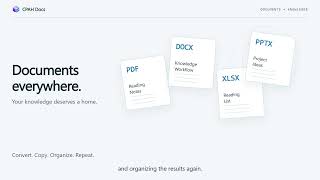 PDF & Office to Obsidian: Batch Markdown Conversion | CPAH Docs