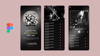 Music Player App Design in Just 25 min screenshot 5
