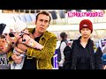 Nicolas cage wife riko shibata  daughter august francesca cage touch down at jfk airport in ny