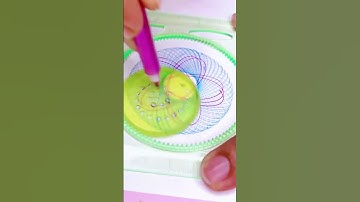 Hypnotic Spirograph Art: A Visual Journey  #Spirograph #GeometricArt #shorts #asrm #youtube #tiktok