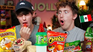 British guys try SPICY Mexican snacks 🔥🌶