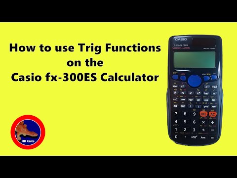 How to use Trigonometric functions on the Casio fx-300 ES Plus Calculator