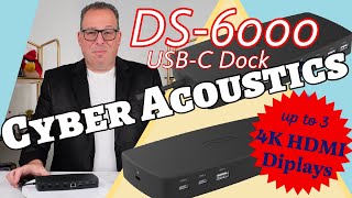 Cyber Acoustics DS-6000, A feature rich computer dock at a surprising price point.