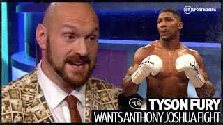 Tyson Fury sends message to Anthony Joshua! "December. Why not? I'd fight AJ in that ring tonight!"