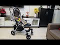 How to fold r for rabbit chocolate ride stroller  hindi tutorial  baby stroller folding