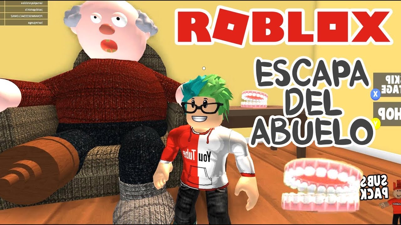 Abuelo Malvado En Roblox Escapa Del Abuelo Loco Roblox Obby Capitulo 6 Youtube - juegos de roblox escape de la abuela