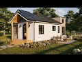 20' x 26' (6 x 8 Meters) Cozy Tiny Home with a Modern Farmhouse Feel | Exploring Tiny House